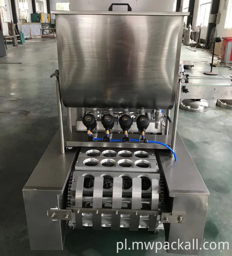 Obsługa dostosowywania Automatyczna maszyna do napełniania i zamykania kubków z dżemem mango o wysokiej precyzji